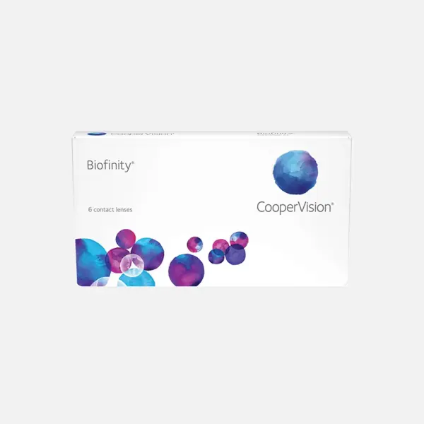 Lentilles Biofinity sphériques